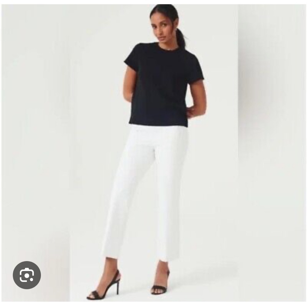 SPANX White Bootcut Flare Pants